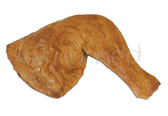 Chicken, leg,  fried