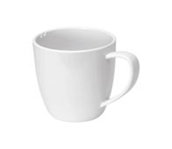 Mug, melamine, white, 390ml