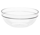 Bowl, clear, white, 360ml