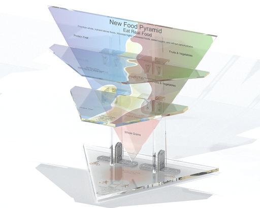 [END019E] Inverted Pyramid 3D Display-English 