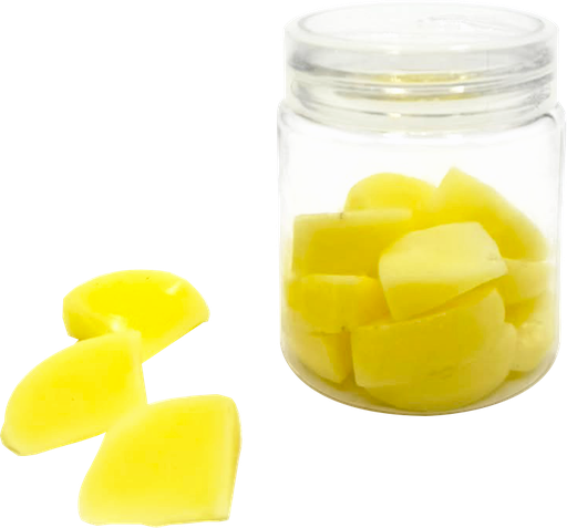 [FM427] Apple, raw, peeled, in plastic cup