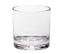 [FDG019] Tumbler, straight, 240ml - Clear