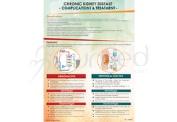 [ERP002ES] Chronic Kidney Disease, Complications &amp; Treatment Poster (English)