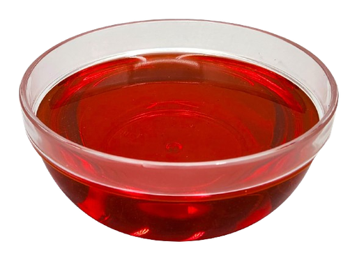 [ENFMSWE30] Red jelly, in polycarbonate bowl