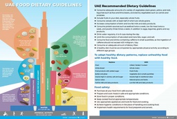 [ENH010E] UAE Food Dietary Guidelines Handout