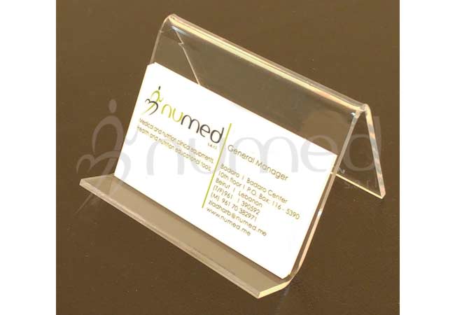 J-stand Business Card Holder