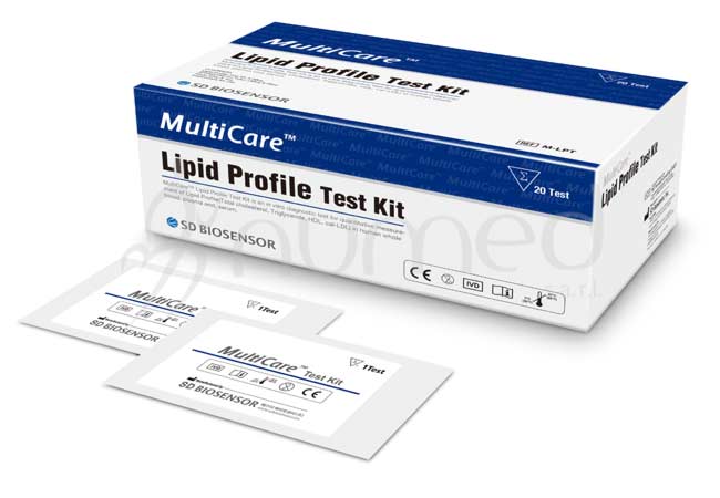 Multicare Lipid Profile strips - pack of 100