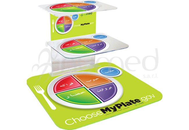 3-D Myplate (Arabic)