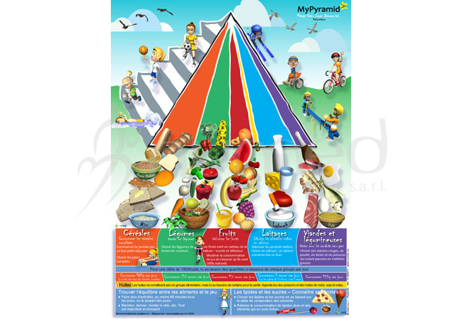 Healthy Lifestyle for Kids Poster (French)