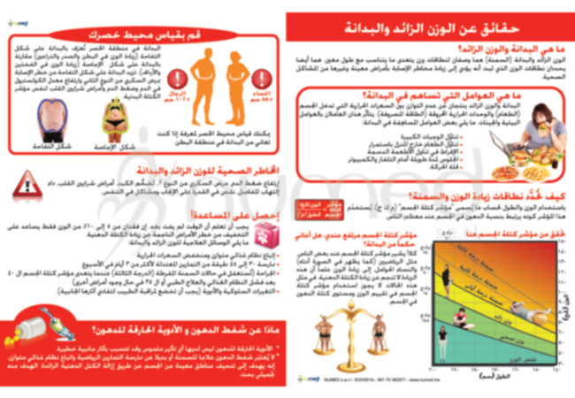 Obesity and BMI Handout - Arabic