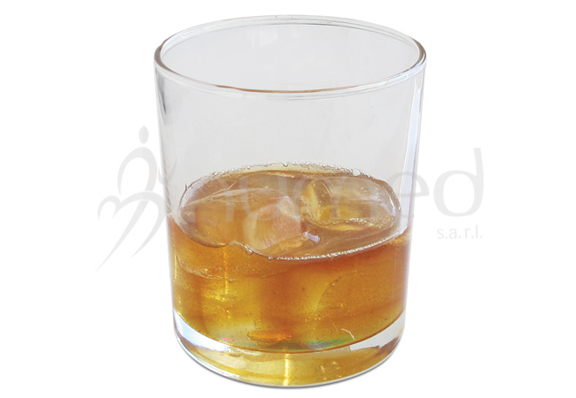 Whiskey, in glass tumbler