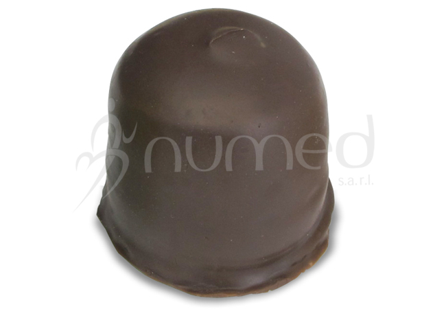 Chocolate-coated marshmallow treat