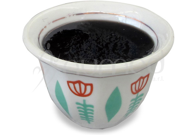 Turkish coffee, in porcelain cup