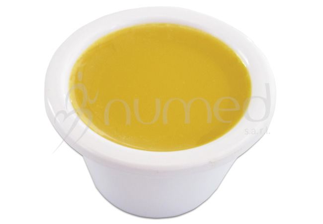 Lemon - mustard sauce,  in melamine ramekin cup