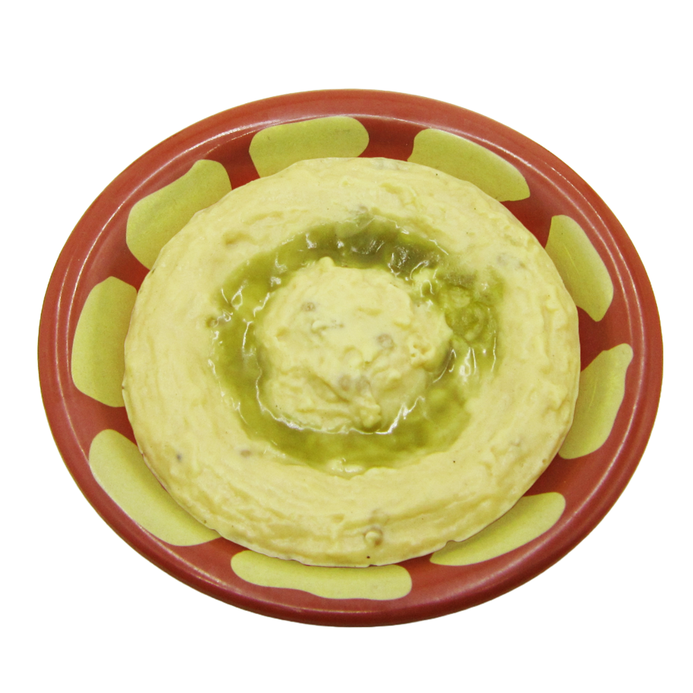 Moutabbal (Eggplant dip with tahini and olive oil)