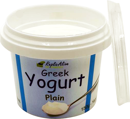 Yogurt, Greek, in plastic cup
