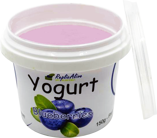 Fruit Yogurt, Blueberry-flavored in plastic cup
