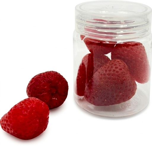 [FM440] Strawberries, raw, in plastic cup