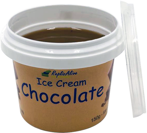 [FM449] Ice cream, chocolate in plastic cup