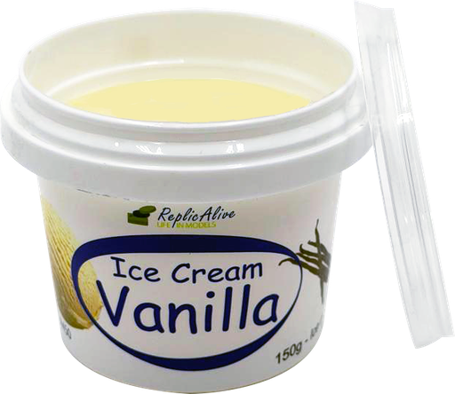 [FM450] Ice cream,vanilla in plastic cup