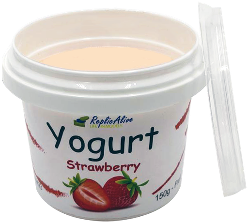 [FM423] Fruit Yogurt, Strawberry flavored in plastic cup