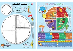 [ECH001A] Build your Healthy Plate Handout (Arabic)