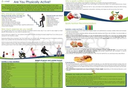 [EPAH001E] Physical Activity &amp; Nutrition Handout (English)