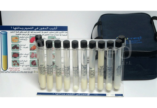 [ENT018] Fat in Meat & Substitutes 1 -  Tubes (Arabic)