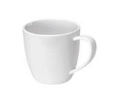 [FDG018] Mug, melamine, white, 390ml