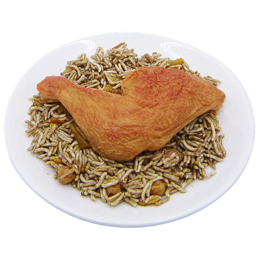 [ENFMMEAL13] Biryani, Chicken, in melamine plate